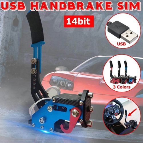 Generic 14Bit PC USB Handbrake SIM For Racing Games G25/27/29 T500
