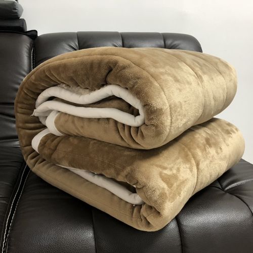 Thick Winter Blanket Very Warm Fleece Duvet Luxury Bed Cover Home