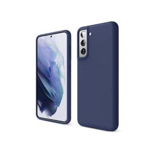 product_image_name-Generic-Samsung Galaxy S21 Soft Silicone Back Cover, Anti-Fingerprint Äž Blue, Shockproof Protection, and Slim Fit Protection-1