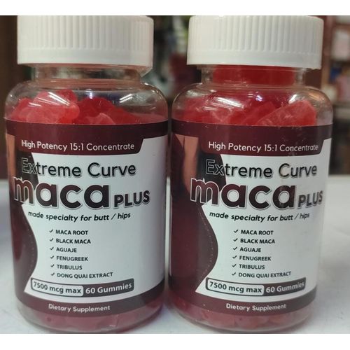 product_image_name-Generic-Extreme Curve Maca Plus 7500mcg– Butt & Hip Enlargement, Body Shaping Formula – 60 Capsules-1