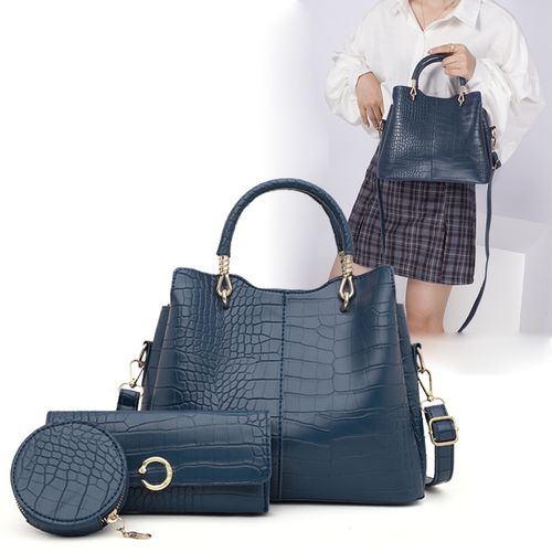 Fashion Women's Shoulder Bag 3 In 1 Handbag Large Capacity Tote Bag ...