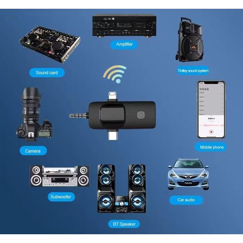 product_image_name-Generic-Wireless Lavalier Mic 3-in-1 Kit for TikTok, YouTube, Interviews & Online Classes-2