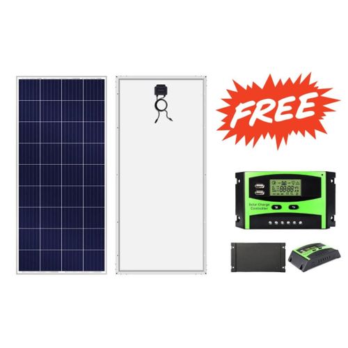 product_image_name-Solarmax-200Watts Solar Panel Monocrystalline Solar Panel + Free 10A Solar Charge Controller -1