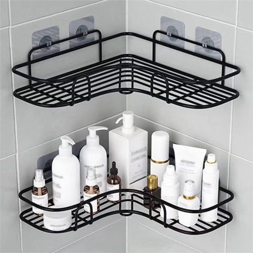 product_image_name-Generic-Punch-free Bathroom Triangle Storage Rack Multifunctional Wall Hanging Bracket-1