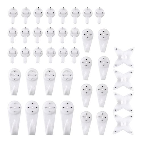 Generic 40Pcs Invisible Nail Screws Wall Hooks Picture Hangers Traceless  Photo Hook Multi Function Picture Painting Frame Hanger @ Best Price Online