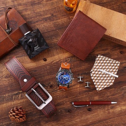 Men's Leather Bags, Belts, Wallets, & Cufflinks