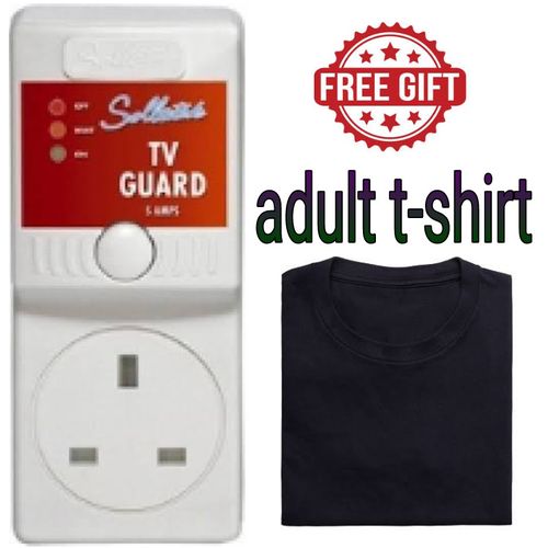product_image_name-MK-Electronics TV Guard,, Surge Protector,,,White,,FREE T-SHIRT-1