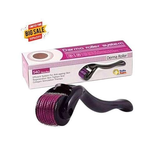 product_image_name-Generic-Derma Roller For Beard & Hair Growth, Anti Aging ,Removes Stretchmarks Boosts Minoxidil Absorption –DERMA ROLLER 540 Microneedling , Clearer Skin & Collagen Boost Anti-acne, Anti-aging, Antiwrinkle & Skin Rejuvenation-1