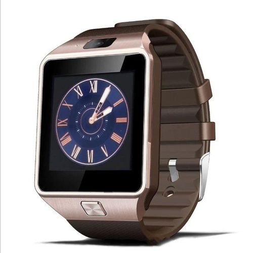 product_image_name-Generic-Smart2030  W007 Gold Smartwatch with Pedometer and Alerts-1