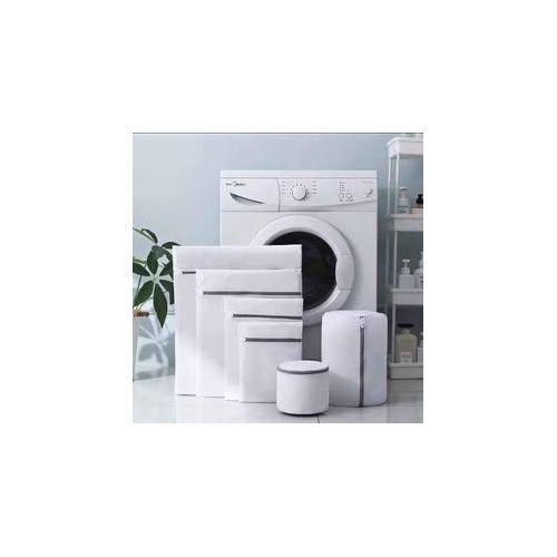 product_image_name-Generic-6 Pcs Washing Machine Protective Mesh Laundry Bags For Delicates With Zipper-2