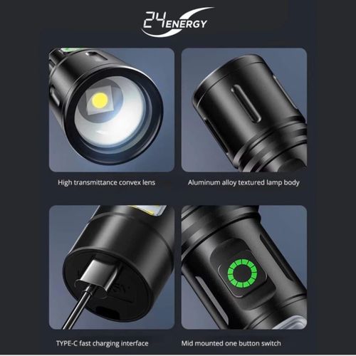 product_image_name-Generic-Portable LED Torch with USB Charging – Outdoor & Home Use-1