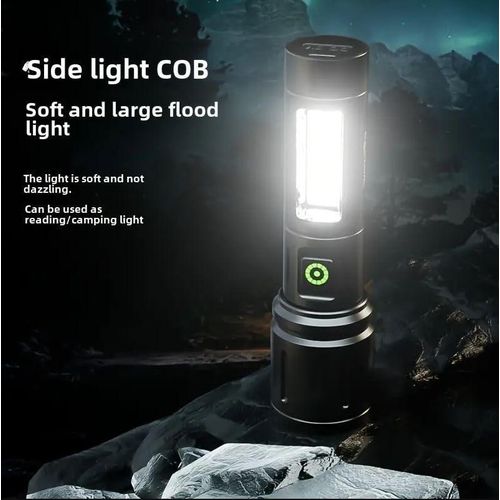 product_image_name-Generic-Portable LED Torch with USB Charging – Outdoor & Home Use-6