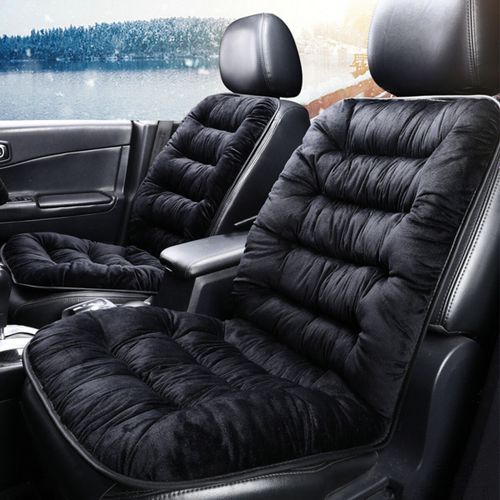 Thicken Plush Car Seat Cover Winter Warm Auto Front Seats Cushion Protector  Pad