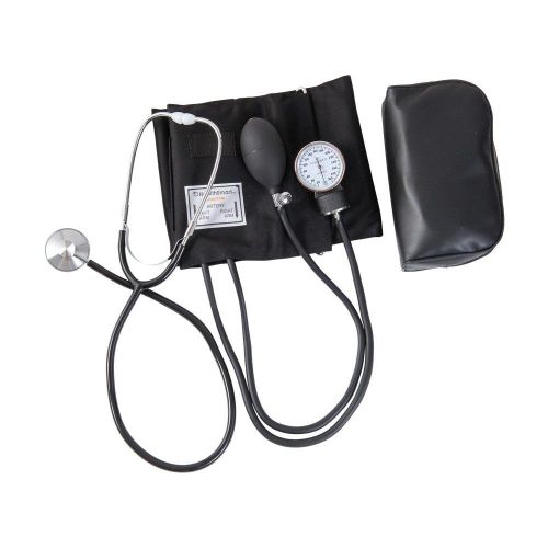 product_image_name-Generic-Manual medical blood pressure monitor stethoscope arm type blood pressure device Aneroid Blood Pressure Monitor/aneroid sphygmomanometer + storage bag   -1