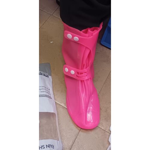 product_image_name-Generic-High Quality Stylish Rain Shoe Covers – Waterproof & Reusable-3