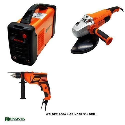 product_image_name-Innovia-WELDING MACHINE 120A + GRINDER BIG SIZE 9" + DRILL 13MM-1