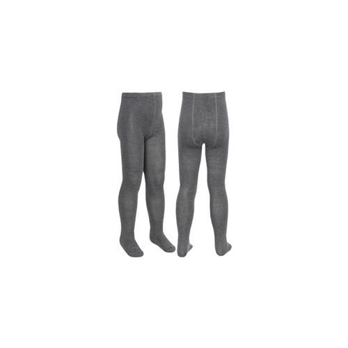 product_image_name-Fashion-2 Pairs Gray Microfiber Tights School Uniform Girls Back To School Tights Warm Cotton Rich Stockings Plain White-1