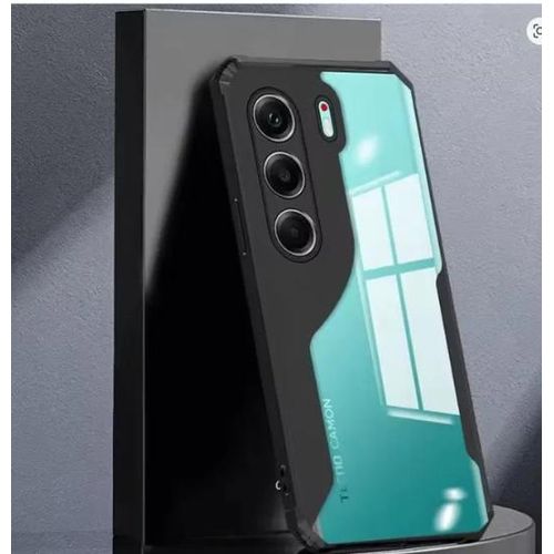 product_image_name-Generic-Tecno Camon 40 Pro Transparent with Black Edges Case/cover-2