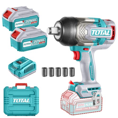 product_image_name-TOTAL-TIWLI20105  Cordless impact  wrench 20V-2