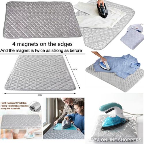 product_image_name-Generic-Ironing Pad Heat Resistant Design 100% Cotton Quilted Protect Surfaces Cover-5