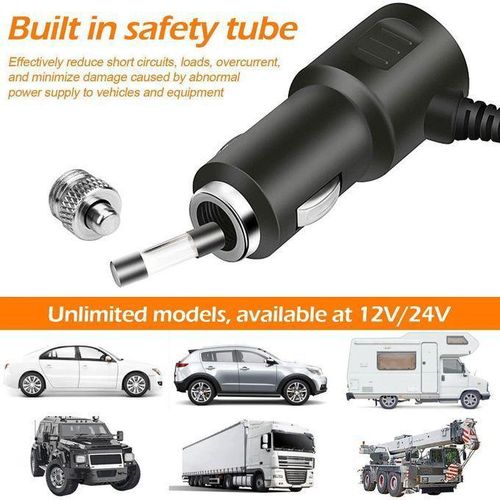 car cigarette lighter wattage Generic Car Power Inverter 120W 3 Way Car Cigarette Lighter