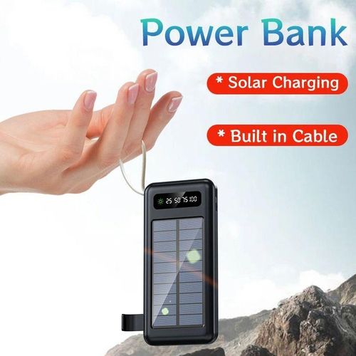 product_image_name-Generic-AMI AM-26 Solar Power Bank With Multi-Input Fast Charging & Dual Output 2.1A-1