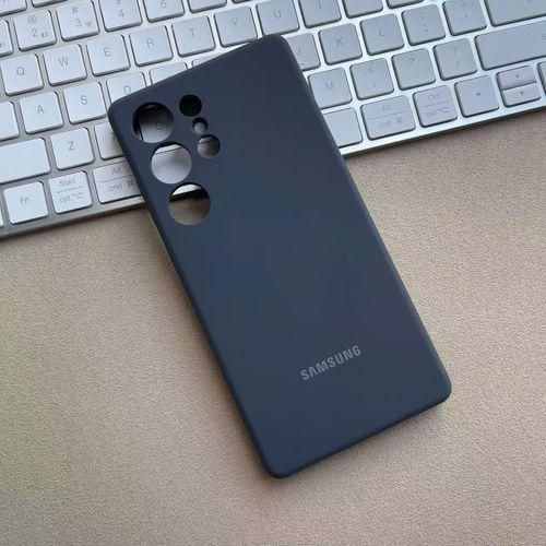 product_image_name-Samsung-S25 ultra premium Magnetic magsafe Silicone Case/cover - Black-1