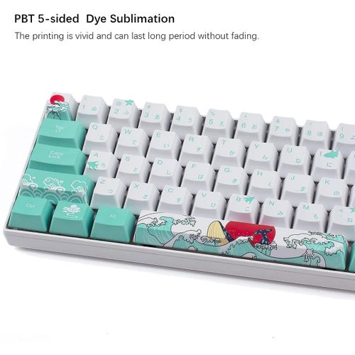 60% PBT Keycaps Set Profile for MX Switches Mechanical Gaming