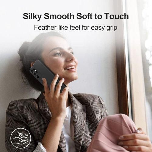 product_image_name-Generic-Galaxy S21 Ultra Silky-Soft Touch Full-Body Protective Phone Silicone Case, Protective Phone Cover with Comfortable Grip and Durable Design-3