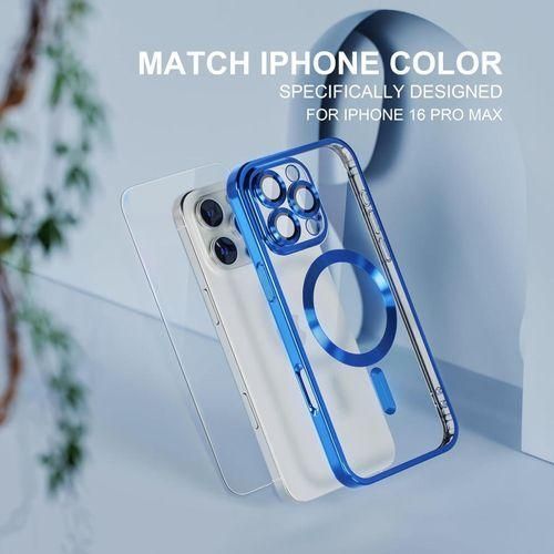 product_image_name-Generic-For iPhone 16 Pro MagSafe Case with Camera Lens Protector,Full Protection Clear Magnetic Case Compatible with MagSafe Elegant Anti-Scratch Case Cover for iPhone 16 Pro-3