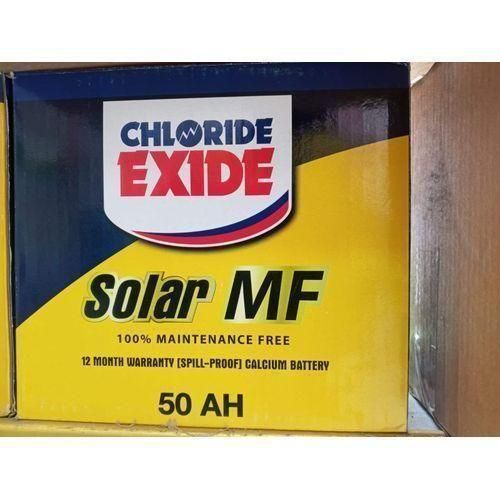 product_image_name-Chloride Exide-Solar MF 50Ah Battery – Maintenance-Free, High-Performance Power Solution-1