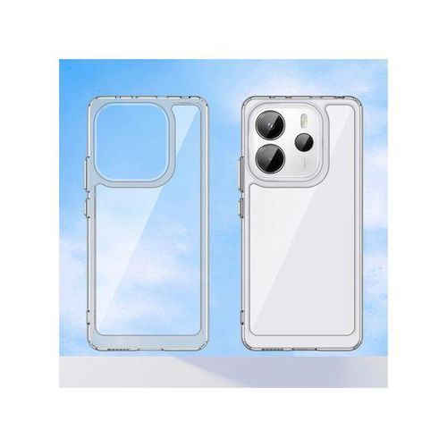 product_image_name-Generic-Redmi Note 14 4G Case, Clear PC Back TPU Bumper Case Cover For Xiaomi Redmi Note 14 4G-3
