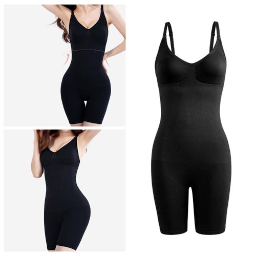 Generic Full Body Shaper Women Tummy Control Shapewear Bodysuit Black 3XL  4XL @ Best Price Online