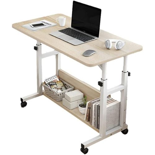 product_image_name-Generic-Modern Adjustable Desk Table with Wheels -2