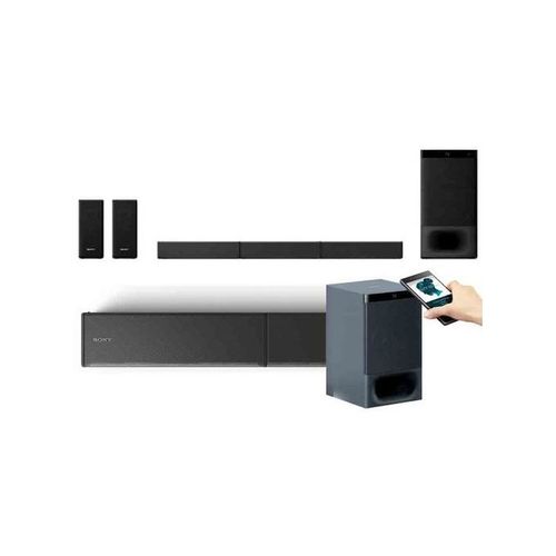 Sony HT-S40R Bluetooth Soundbar with Subwoofer and Wireless Rear Speakers,  Black