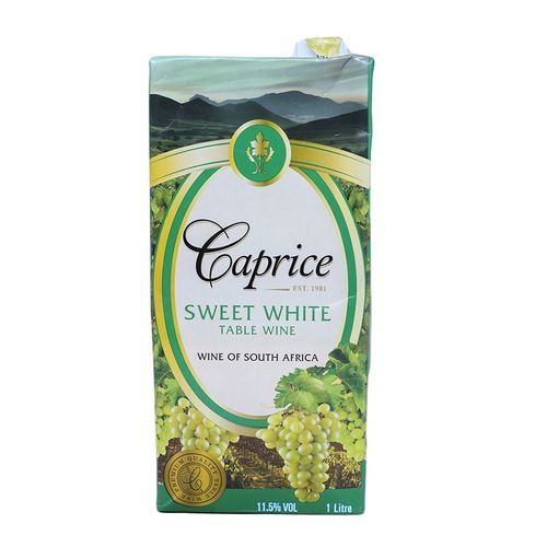 Caprice Sweet White Wine - Tetra Pack - 1 Litre @ Best ...