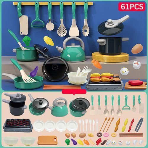 product_image_name-Generic-61-piece children's simulated kitchenware toy set, suitable for children aged 3-6-1