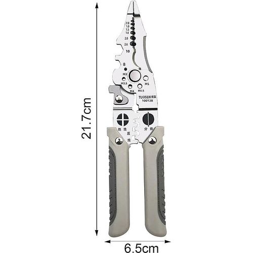 product_image_name-Generic-7-in-1 Multi-Tool Wire Stripper, Professional Electrician Pliers for Wire Stripping, Crimping, Cutting, Screwing & Terminal Crimping, Ideal for Home, Auto, Electrical Repair-7