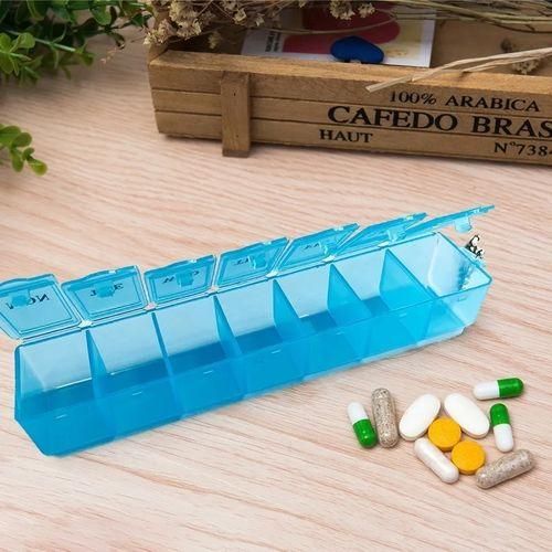 product_image_name-Generic-7 Days Weekly Tablet Pill Organizer Boxes Medicine Storage Case-2
