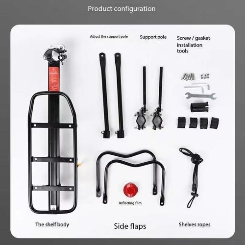 product_image_name-Generic-Bicycle Carrier Bike Luggage Rack -3