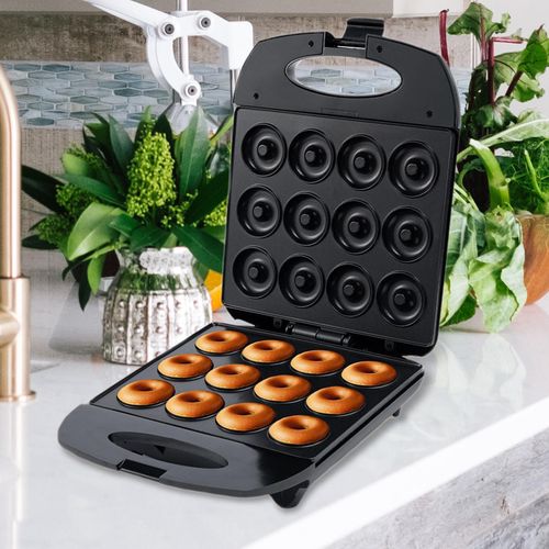 product_image_name-Sokany-Electric Non-Stick Donut Maker Machine - 12 Hole Doughnut Baker with Automatic Temperature Control-2