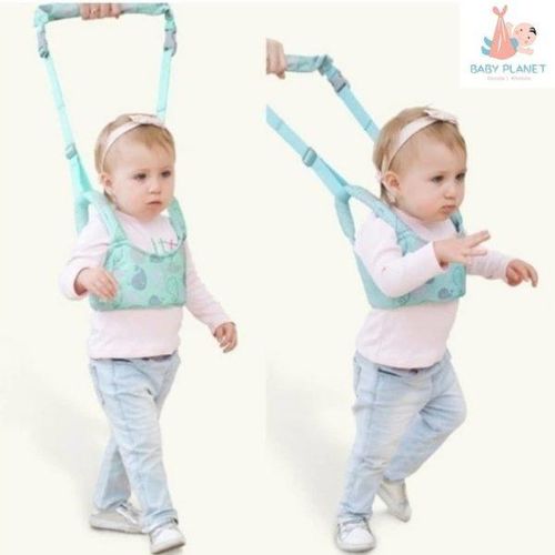 Aiebao Pink Soft Elastic Baby Learning Walker Moon Walk Baby