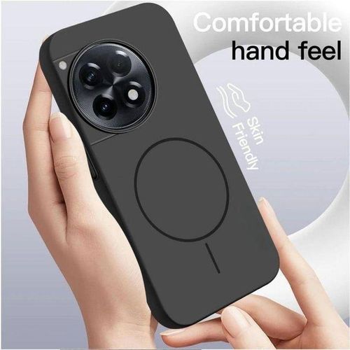 product_image_name-Generic-Matte Finish Ultra-Slim MagSafe Compatible with Strong Magnets Hard Case Cover for OnePlus 12R-3