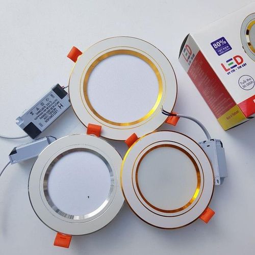 product_image_name-Generic-6W Ultra-Slim LED Downlight - Luxury Gold & Silver Recessed Ceiling Light-1