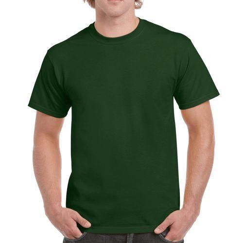 product_image_name-Fashion-Round Neck Short Sleeve T-Shirt - Army Green-1