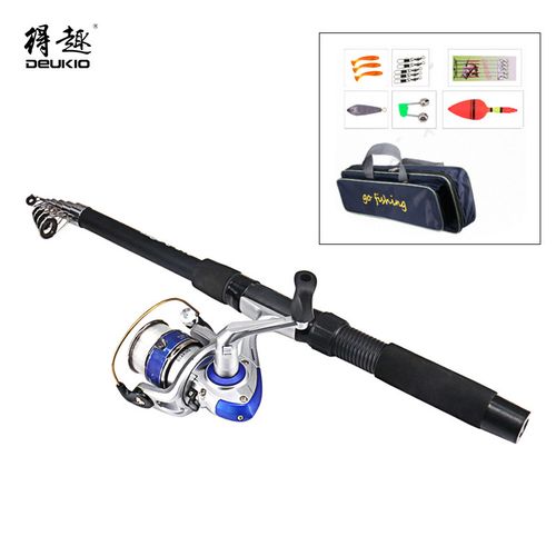 Generic Fishing Rod And Reel Combo Full Kit 2.1m Telescopic Fishing @ Best  Price Online