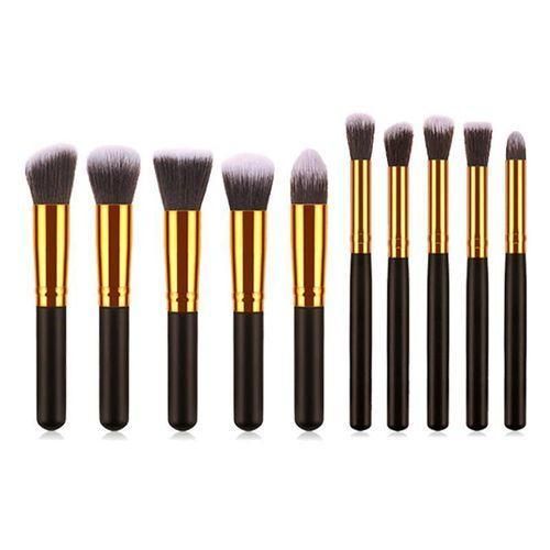 product_image_name-Generic-10pcs Makeup Brushes Set For Foundation -Black-1
