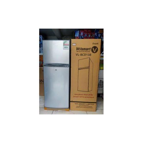 product_image_name-VOLSMART-138Litres Double Door Fridge -1