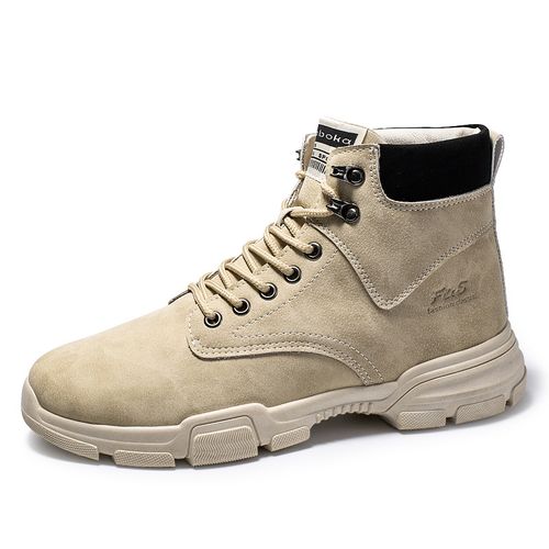 Fashion Men S Boots Martin Heel Boots Outdoor Boots Men's High Top ...