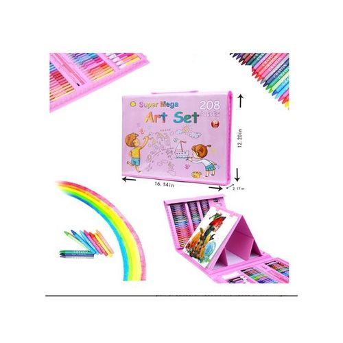 Kids Art Colouring Case Kit Painting Drawing Set-208 Pcs in Nairobi Central  - Toys, Online Soko